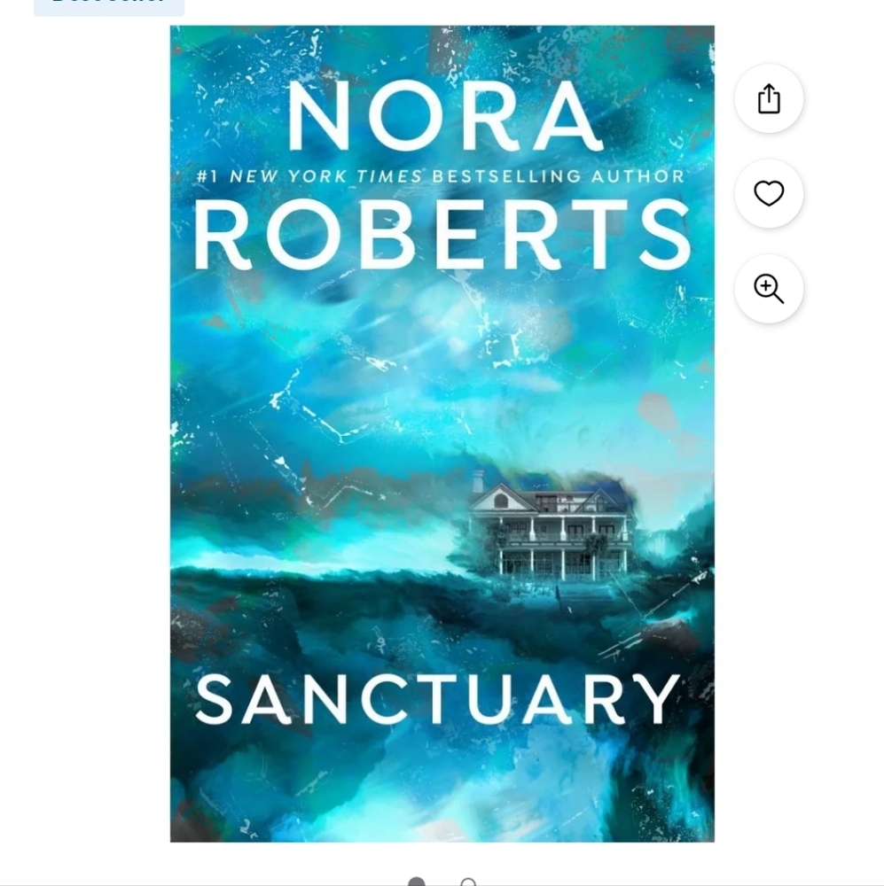 Nora Roberts Sanctuary Paperback‎ Book